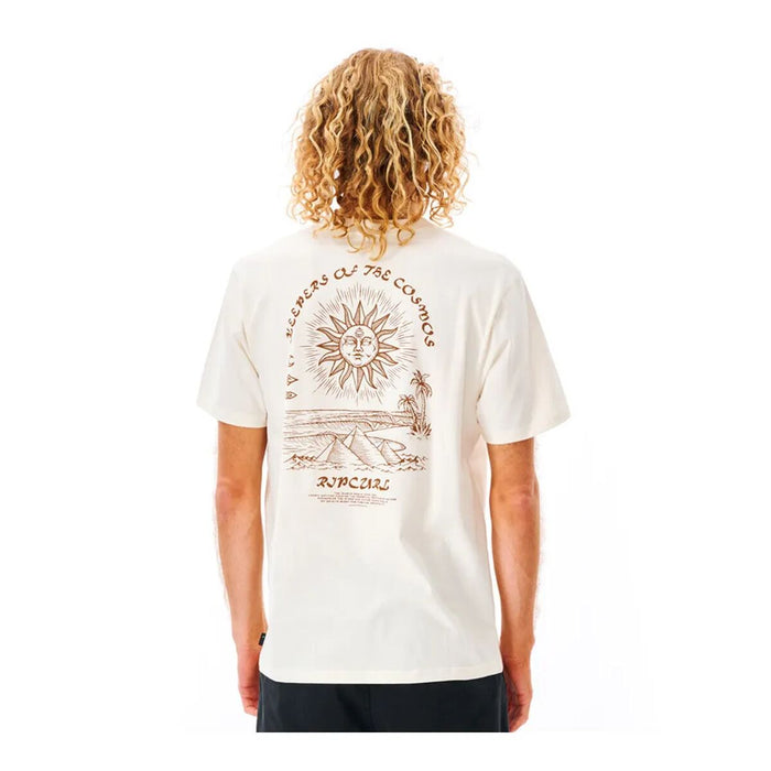 Tricou cu Mânecă Scurtă Bărbați Rip Curl Alb