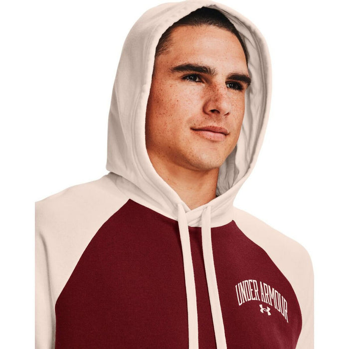 Hanorac cu Glugă Bărbați Under Armour Roșu Închis