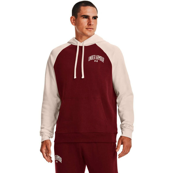 Hanorac cu Glugă Bărbați Under Armour Roșu Închis