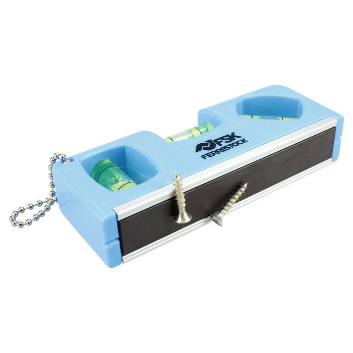 Nivelul Bulei Ferrestock Magnetic 10 cm Jantă din aluminiu