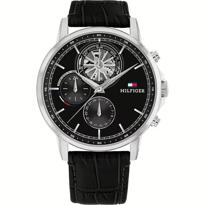 Ceas Bărbați Tommy Hilfiger STEWART Negru