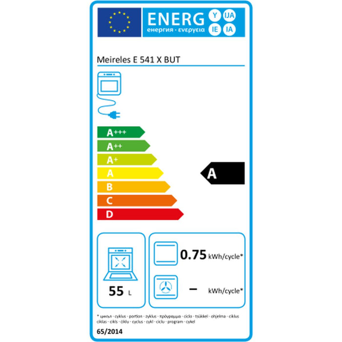Plită cu Gaz Meireles E541X       BUT 55 cm Amestecat