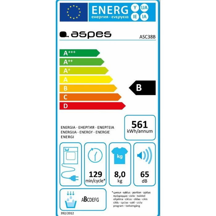 Uscător de condens Aspes ASC38B Gri 2700 W
