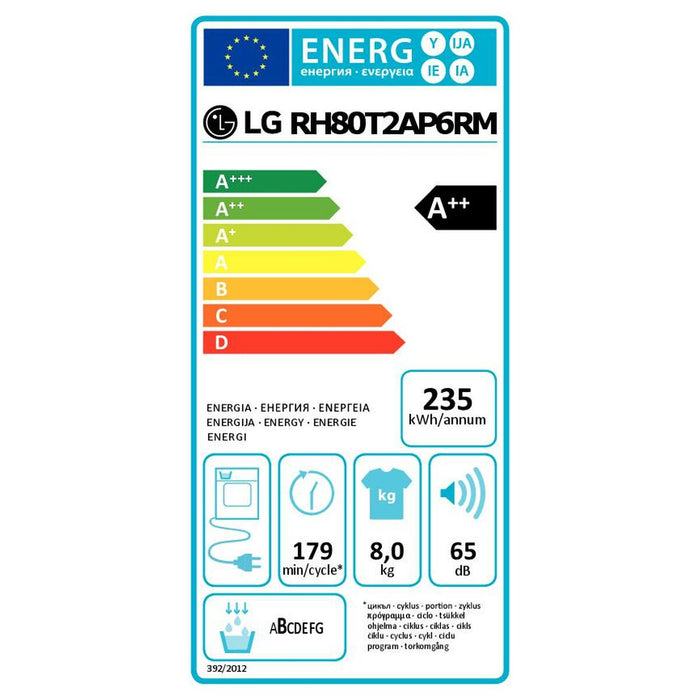Uscător de condens LG RH80T2AP6RM