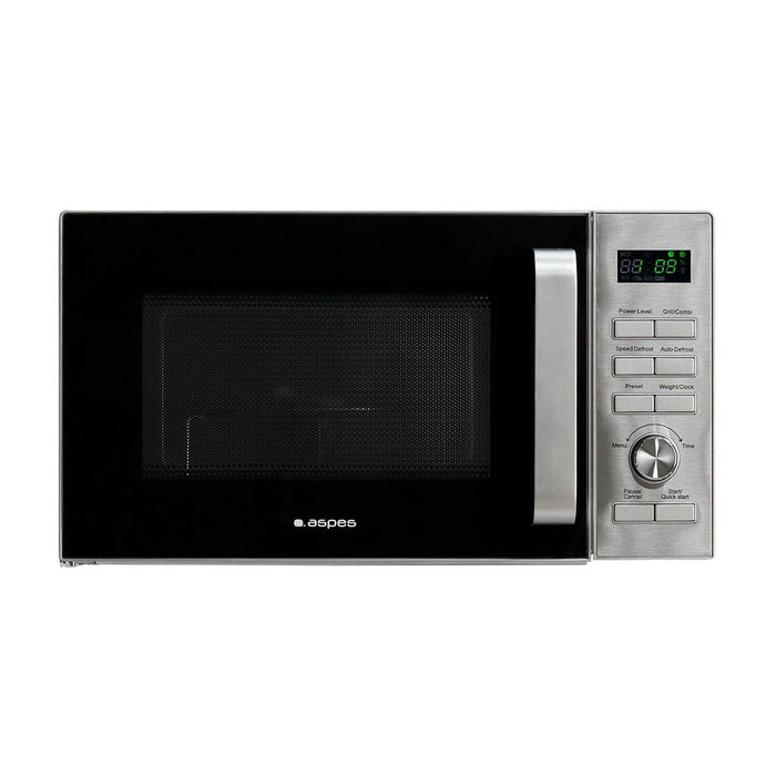 Cuptor cu microunde cu Grill Aspes AMWC23900DGN Oțel 900 W 23 L