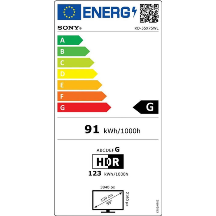 Televiziune Sony KD-55X75WL 4K Ultra HD 55" LED HDR10