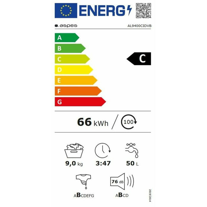 Mașină de spălat Aspes AL9400CIDVB 60 cm 1400 rpm 9 kg