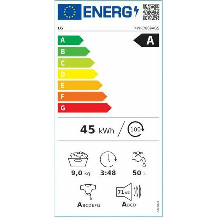 Mașină de spălat LG F4WR7009AGS 60 cm 1400 rpm 9 kg