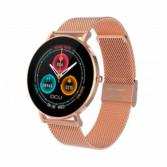 Smartwatch DCU Boulevard Argintiu Aur Roz 1,3"
