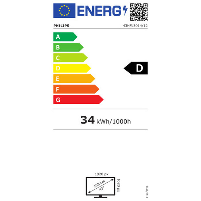 Televiziune Philips 43HFL3014/12 Full HD 43" LED