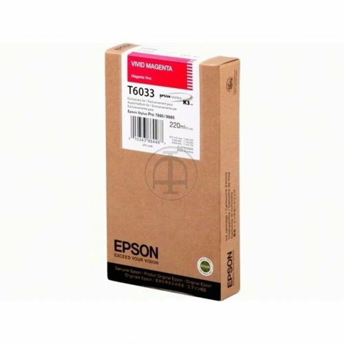 Cartuș cu Cerneală Originală Epson C13T603300 Argintiu Magenta