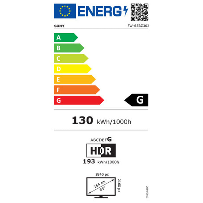Televiziune Sony FW-65BZ30J 65" 4K Ultra HD IPS D-LED HDR10