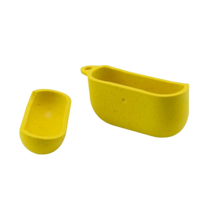 Husă pentru AirPods Pro KSIX Eco-Friendly Galben