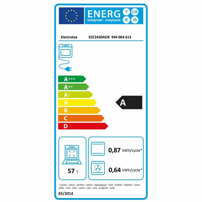 Cuptor Standard Electrolux EZC2430AOX 2515 W 60 L