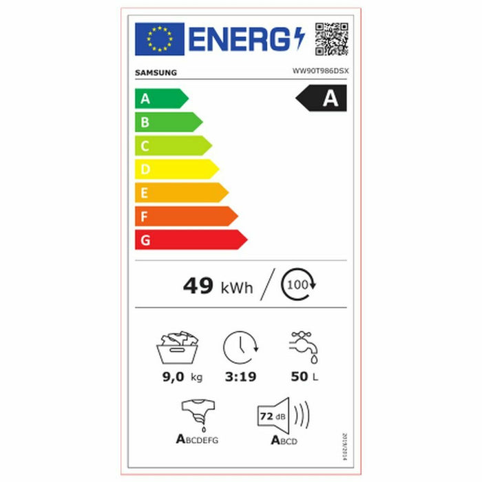 Mașină de spălat Samsung WW90T986DSX 1600 rpm 9 kg 60 cm