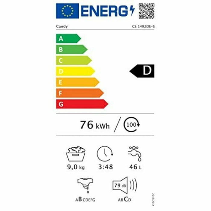 Mașină de spălat Candy CS 1492DE-S 9 kg 1400 rpm