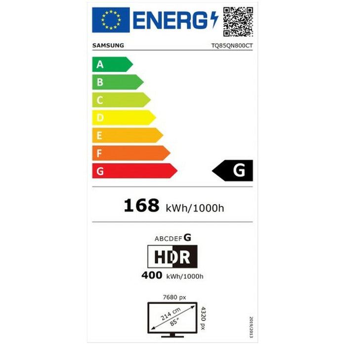 Smart TV Samsung TQ85QN800CTXXC 85" 8K Ultra HD