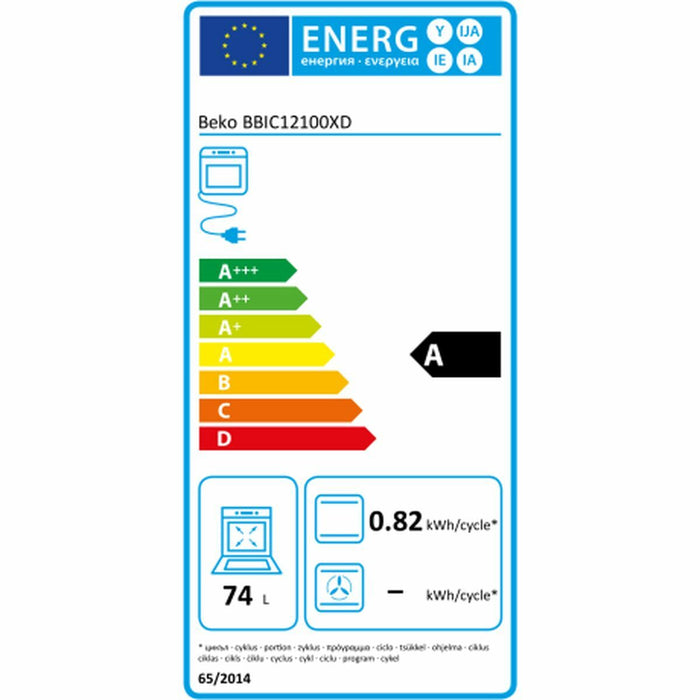 Cuptor Standard BEKO BBIC12100XD 2300 W 74 L