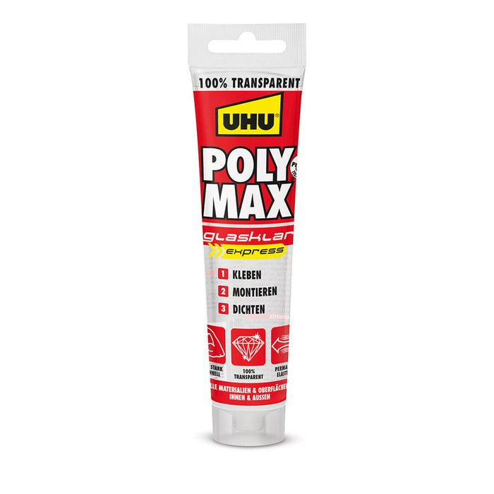 Sealer / adeziv UHU 6310615 Poly Max Cristal Express Transparent 115 g