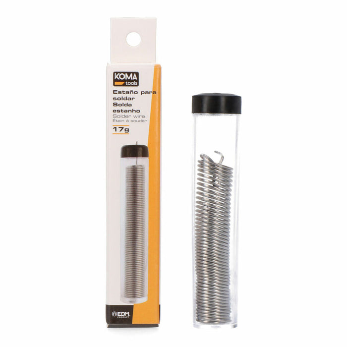 Tin wire for soldering Koma Tools Tub 1 mm 17 g