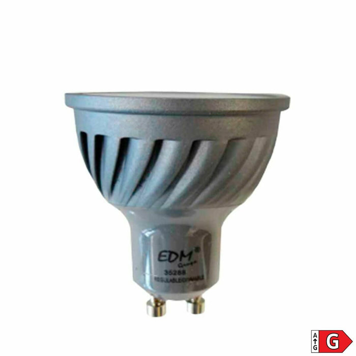 Bec LED EDM Reglabil/ă G 6 W GU10 480 Lm Ø 5 x 5,5 cm (3200 K)