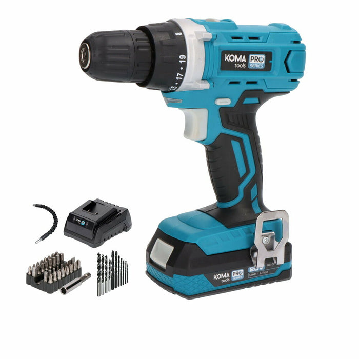 Set burghiu și accesorii Koma Tools Pro Series Șurubelniță 40 Piese