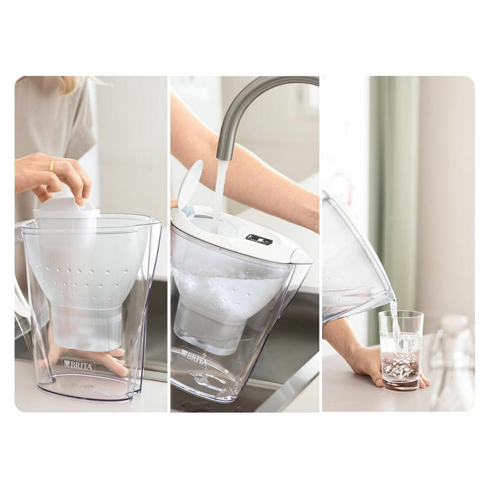 Carafă Filtrantă Brita Marella + Maxtra Pro 1051130 Alb Plastic 2,4 L