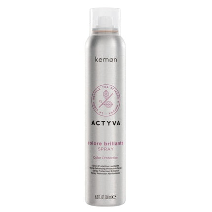 Spray Kemon Actyva pentru păr colorat, cu protecție UV și efect de strălucire