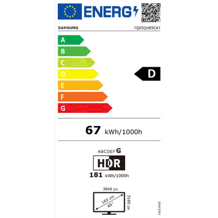 Smart TV Samsung TQ65QN85CATXXC 3840 x 2160 px Negru 65" HDR