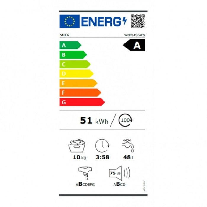 Mașină de spălat Smeg Alb 10 kg 1400 rpm