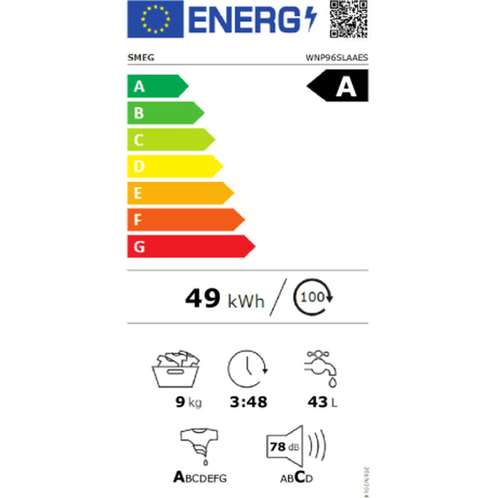 Mașină de spălat Smeg 2200 W Alb