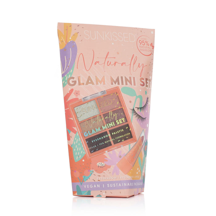 Set de Machiaj Q-KI Cosmetics Sunkissed Naturally Glam 3 Piese