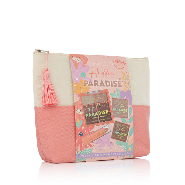 Set de Machiaj Q-KI Cosmetics Sunkissed Hidden Paradise 4 Piese Trusă