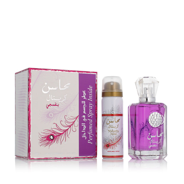 Set de Parfum Femei Lattafa 2 Piese Mahasin Crystal Violet
