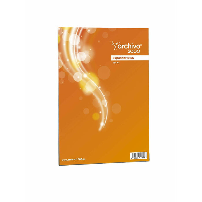 Stand Prezentare de Masă Archivo 2000 Premium polistiren Transparent Din A4