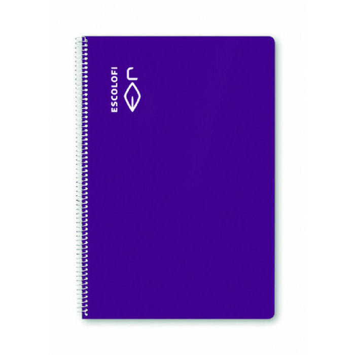 Notebook ESCOLOFI 5 Unități Violet Sfert 50 Frunze