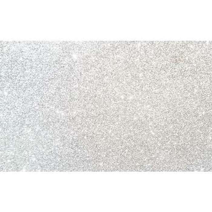 Cauciuc Eva Fama Glitter 10 Frunze Alb 50 x 70 cm