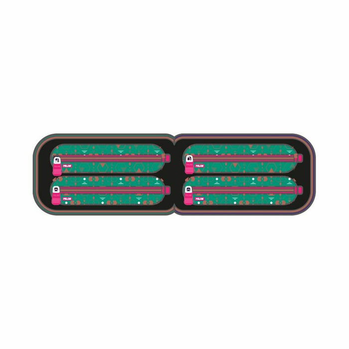 Penar cu Accesorii Milan Copper III Verde 22,5 x 11,5 x 11 cm