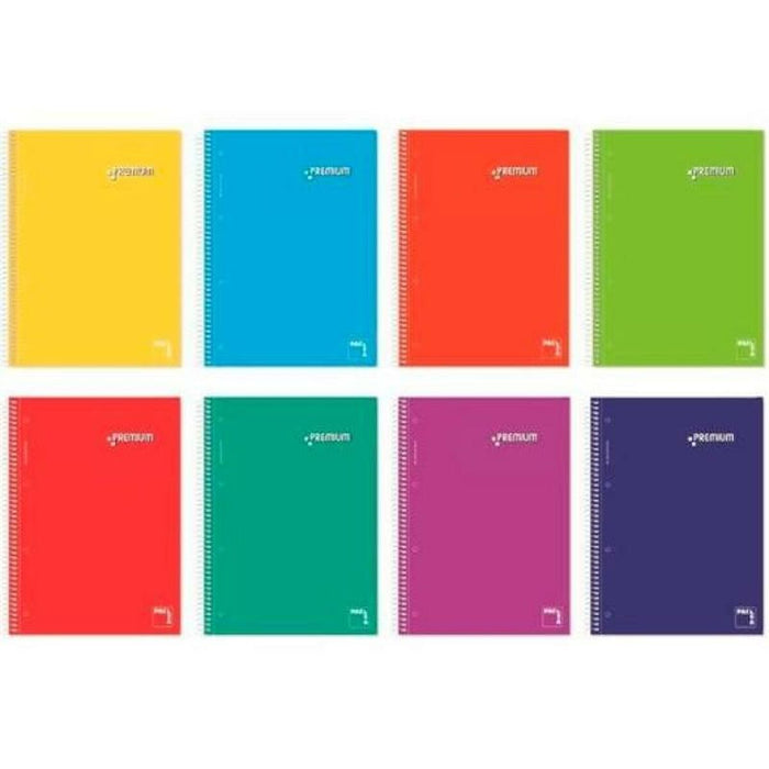 Notebook Pacsa Multicolor A4 4 Piese Micro perforat
