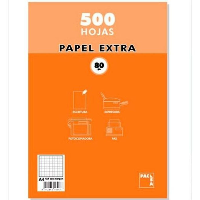 Hârtie pentru printat Pacsa Alb A4 500 Frunze