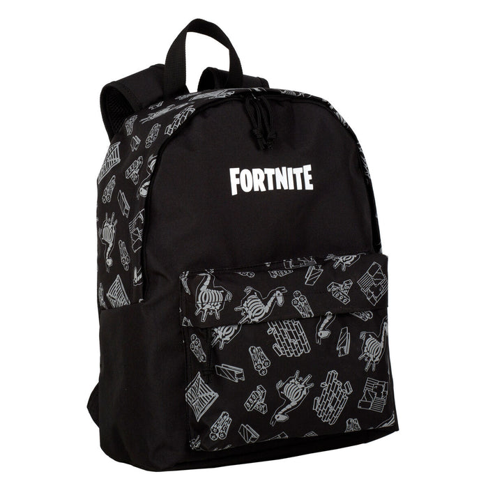 Ghiozdan Fortnite Negru 41 x 31 x 13,5 cm