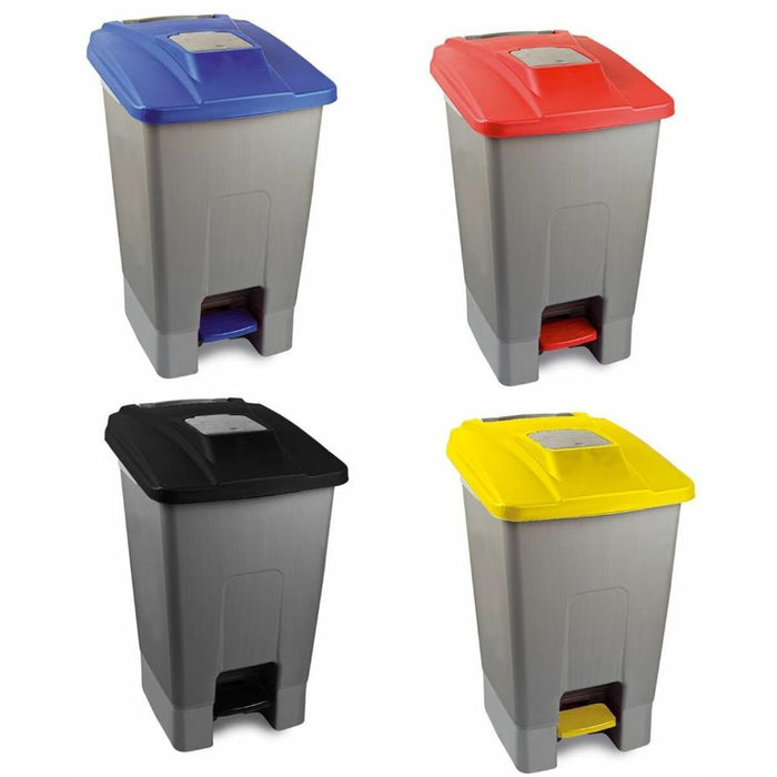 Coș de gunoi pentru hârtie Gri Plastic Dreptunghiular 30 L
