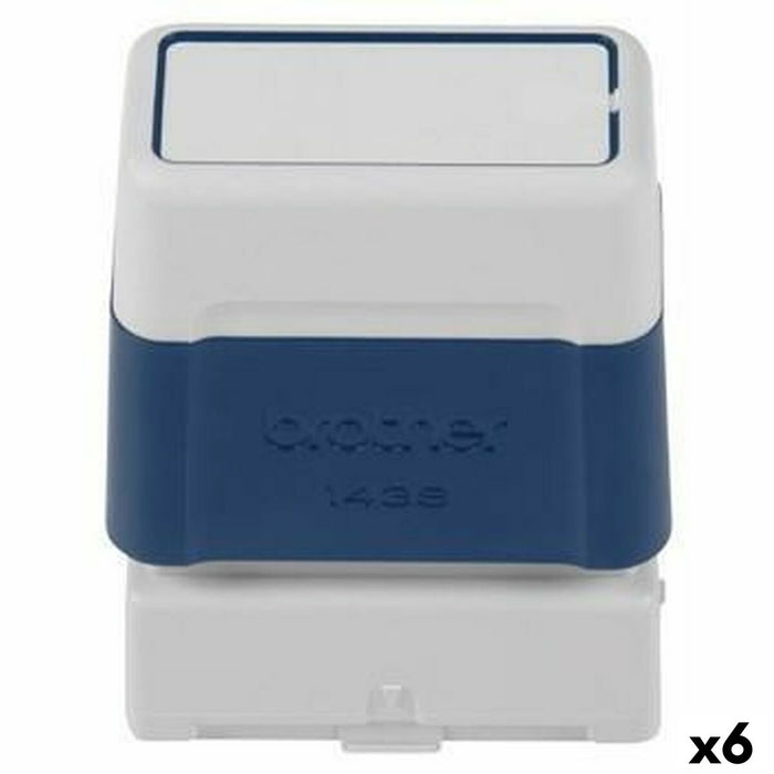 Timbru Brother Ramă 14 x 38 mm Albastru (6 Unități)