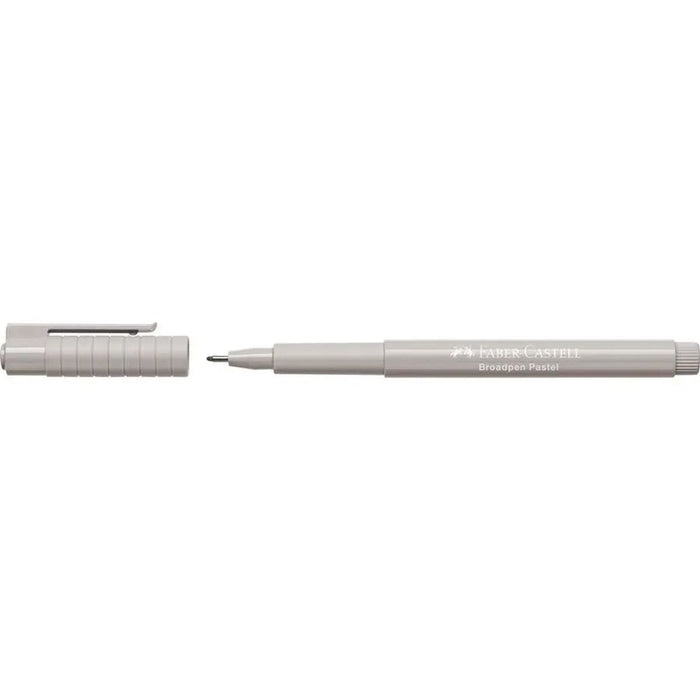 Marker permanent Faber-Castell Broadpen Pastel Gri (10 Unități)