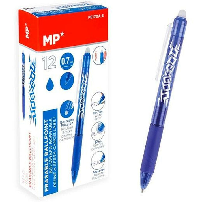 Stilou MP Cerneală care se șterge 0,7 mm 12 Unități