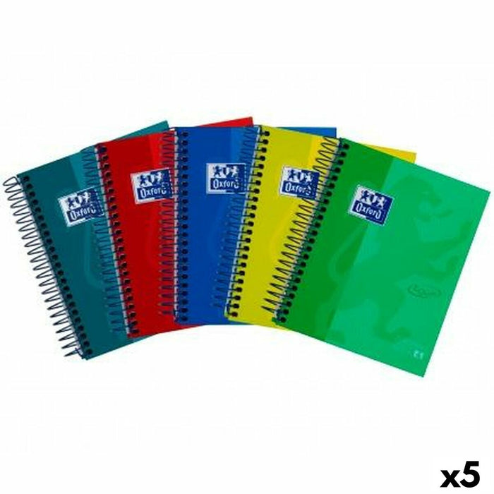 Set de caiete Oxford European Book 4 Multicolor 1/8 (5 Unități)