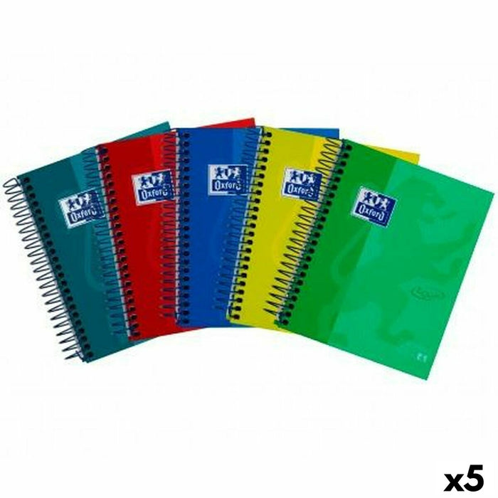 Set de caiete Oxford European Book 4 Multicolor 1/8 (5 Unități)