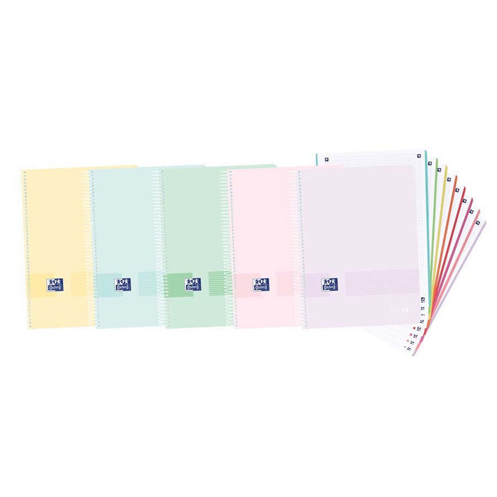Set de caiete Oxford Multicolor A4 (5 Unități)