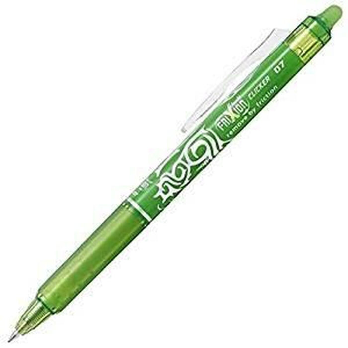 Stilou Pilot Frixion Clicker Cerneală care se șterge Verde 0,4 mm 12 Unități