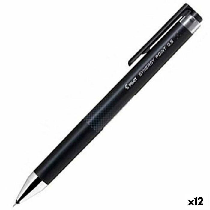 Pix cu gel Pilot Synergy Point Negru (12 Unități)